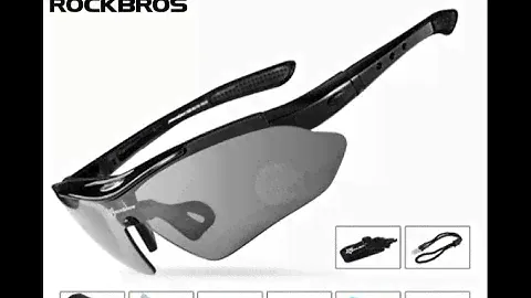 Очки Rockbros поляризационные, 5 линз, для езды на велосипеде polarized glasses 5 lenses for cycling