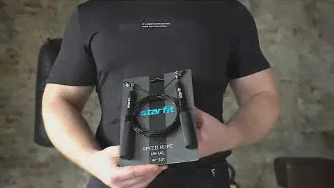 Скакалка скоростная Pro RP-301 металл, 3 м, с подшипниками и шарнирами, черный
