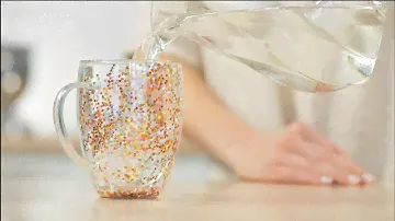 Кружка с двойными стенками со звездочками 350 мл, стеклянная Stardust Glaffe/Видео обзор TeaStar