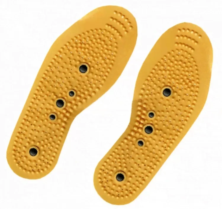 Стельки массажные с магнитами Bradex Shoe pad Инь-ян, мужские, улучшают самочувствие организма, размер 40-46, KZ 0107-2