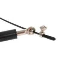 Скакалка скоростная металлическая Bradex SF 0460, черная (speed jump rope)